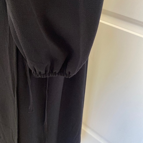 JUSTFAB- True Wrap Dress Womens Black midi Office Career lined XXL plus size - Picture 5 of 10